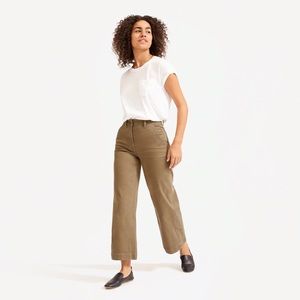 Everlane Wide Leg Crop Pant